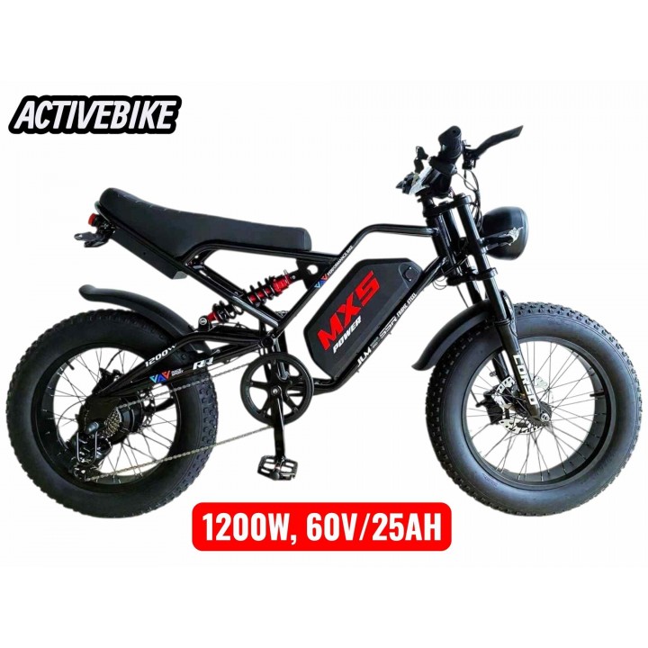 Електрофетбайк Corso MX-5 Power 20" MX-93440 (1200W, 60V/25Ah)